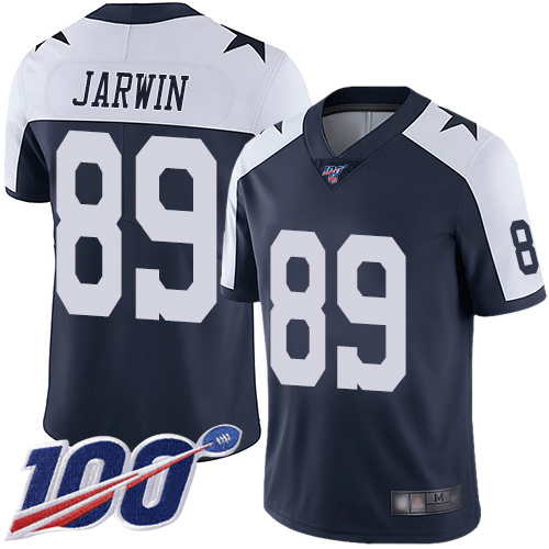 Men Dallas Cowboys Limited Navy Blue Blake Jarwin Alternate #89 100th Season Vapor Untouchable Throwback NFL Jersey